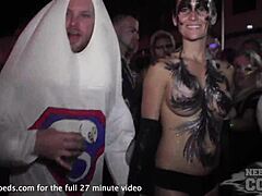 Desnudos desagradables y exhibiciones públicas durante las últimas horas del festival de fantasía de Key West