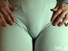 Teen Amateur Teases and Shows Off Her Hairy Pussy in Yoga Pants