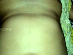Bangla chodon and creampie action with an Indian couple in this homemade porn video