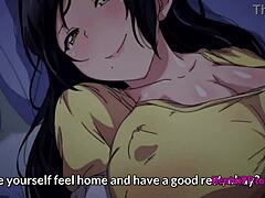 Hentai porno: Kartun kecantikan terlibat dalam adegan seks panas