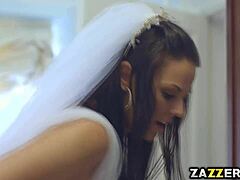 Simony's wedding day is filled with intense group sex
