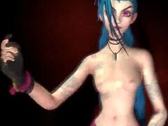 Софткорные танцы и музыка в сексуальном видео League of Legends