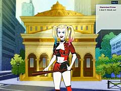 Hentai vtuber Harley Quinn membimbing Anda melalui kesenangan