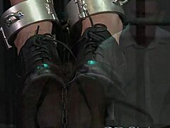 Submari cu sâni mari sunt dominate și pălmuite într-un videoclip BDSM