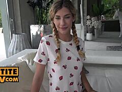 Shona river takes your dick in her petite ass and pussy - itspov