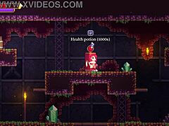Scarlet Maiden animasi ditumbuk dan ditumbuk di dalam gua dalam episod permainan lucah ini
