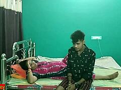 Bhabhi interrazziale scopa duramente in un video di sesso MILF indiano