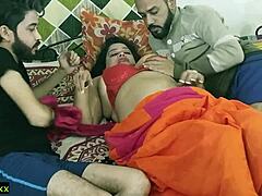 Tiga Orang India Panas dengan Tante dan Dua Budak Lelaki dalam HD