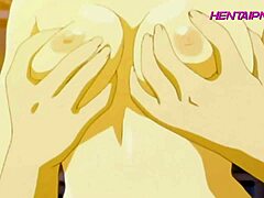 Anime-porr med stora bröst och bakifrån