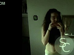Petite model's smoking hot POV performance in porn video