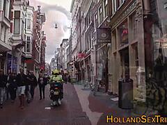 Holandská čierna eskorta dostáva výstrek na tvár v HD