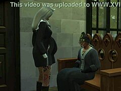 Große Titten Babes in heiligem Boden: Eine Sims 4-Geschichte