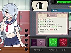 Colegiala japonesa es castigada en un juego Hentai