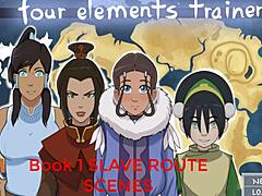 Complete collection of scenes from Book 1 featuring the four elements trainer