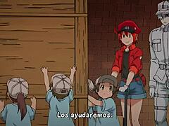 Hataraku Saibou Hentai Anime på spansk