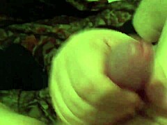 Beautiful wife with a hairy beaver gets a great POV hand job